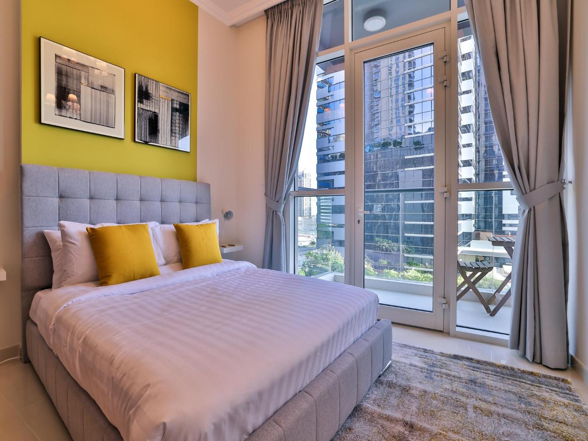 Luxe Apartments Near Dubai Mall Burj Khalifa Pool Gym Parking Eksteriør bilde