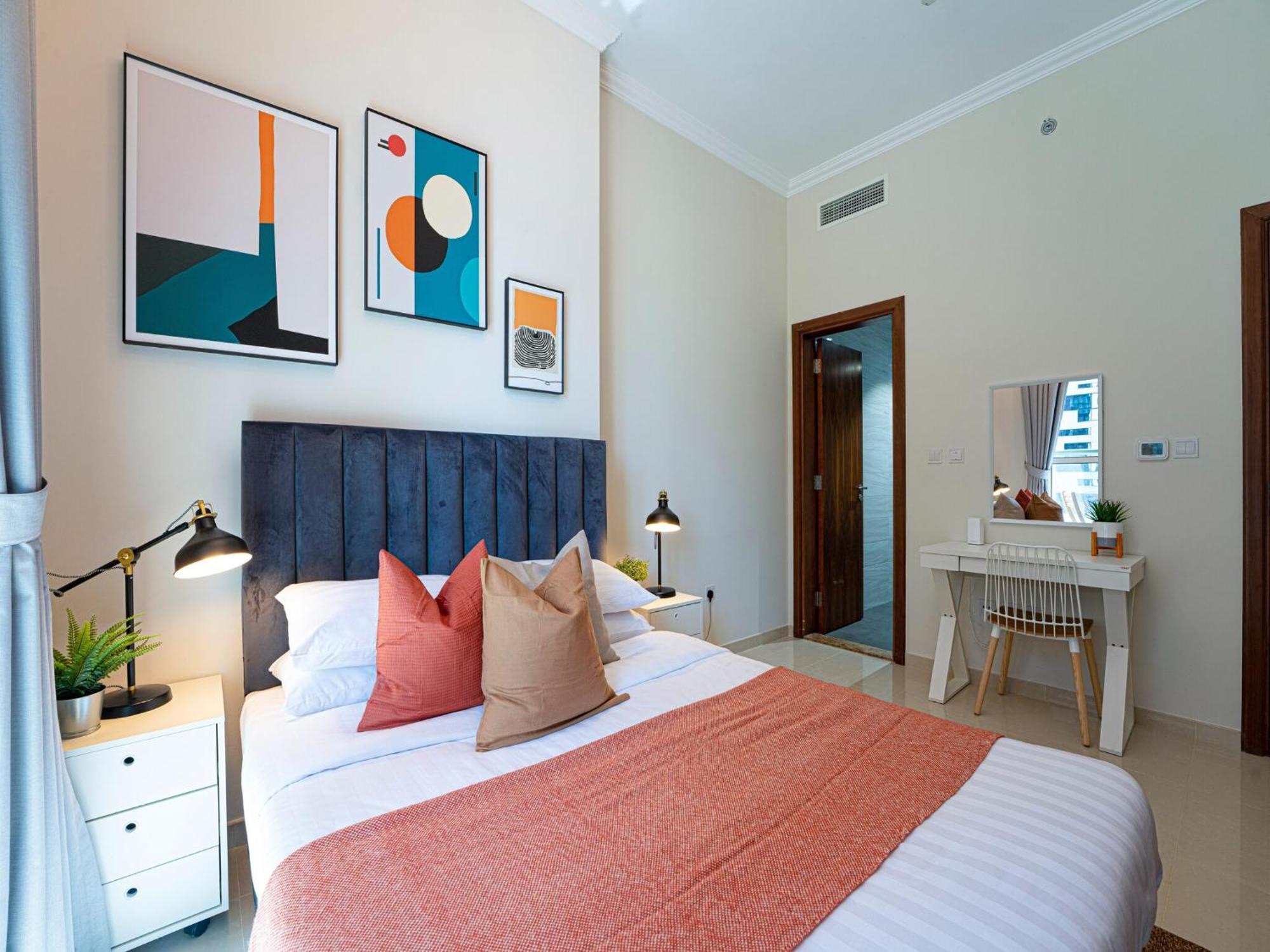 Luxe Apartments Near Dubai Mall Burj Khalifa Pool Gym Parking Eksteriør bilde