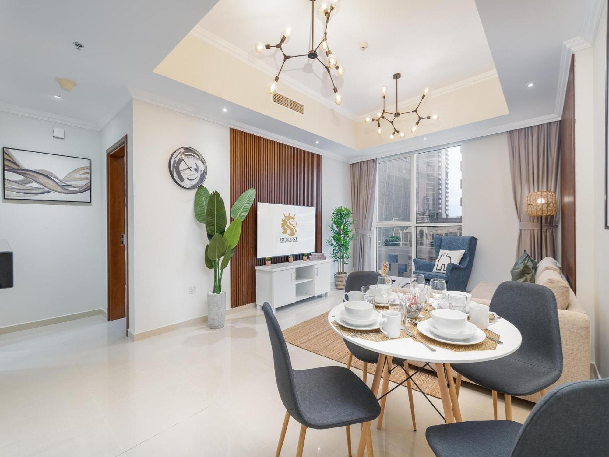 Luxe Apartments Near Dubai Mall Burj Khalifa Pool Gym Parking Eksteriør bilde