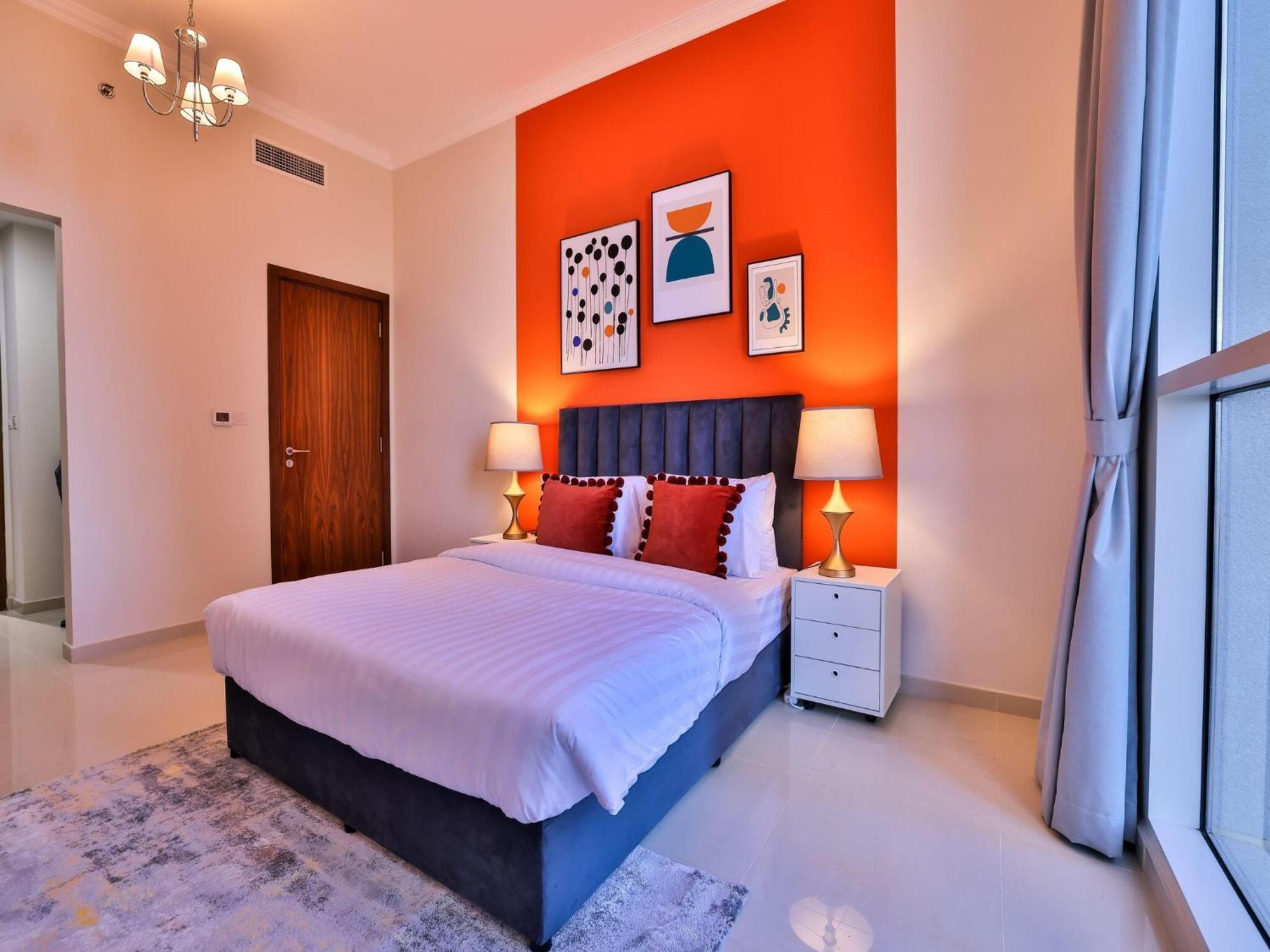 Luxe Apartments Near Dubai Mall Burj Khalifa Pool Gym Parking Eksteriør bilde
