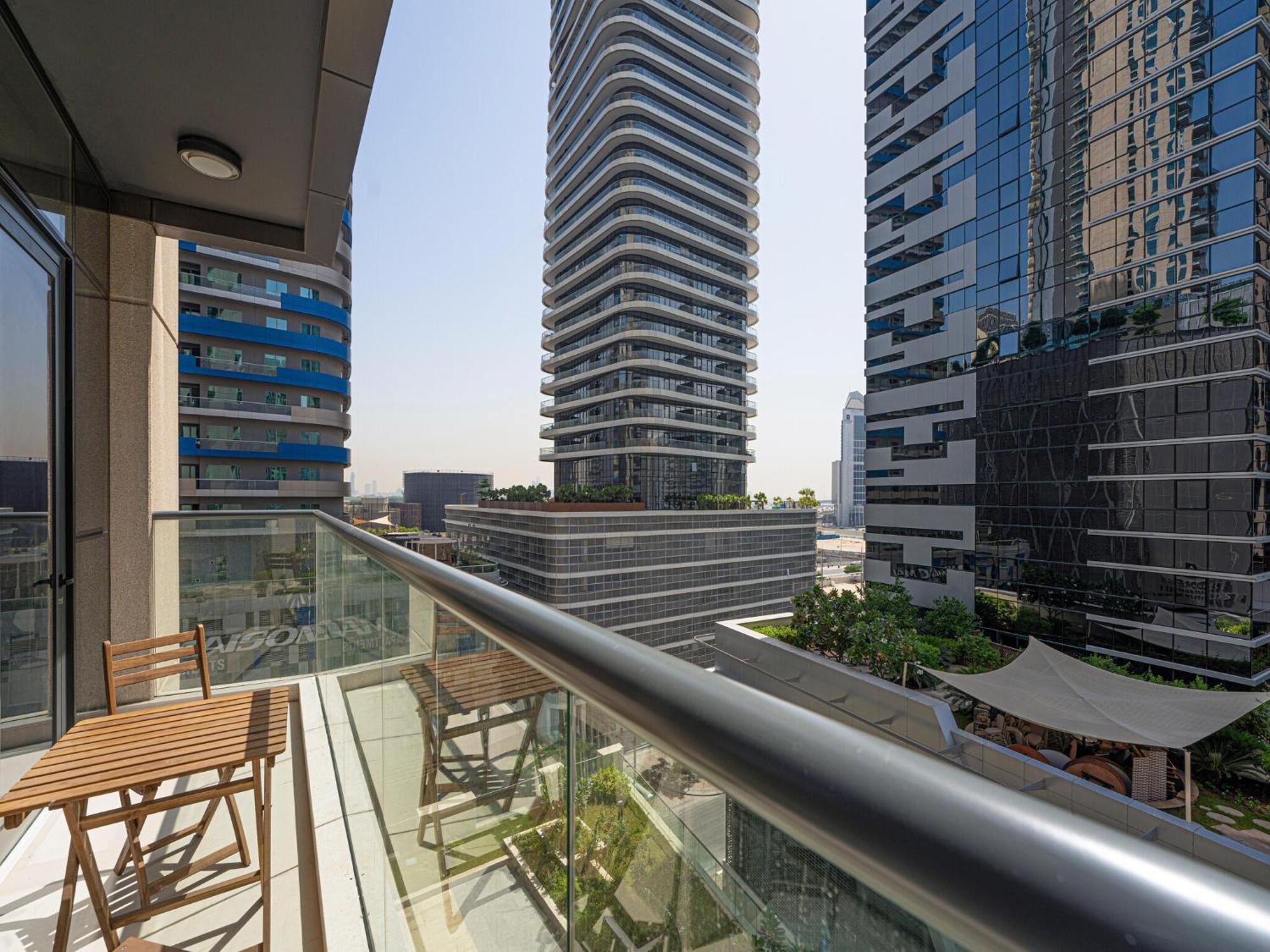 Luxe Apartments Near Dubai Mall Burj Khalifa Pool Gym Parking Eksteriør bilde