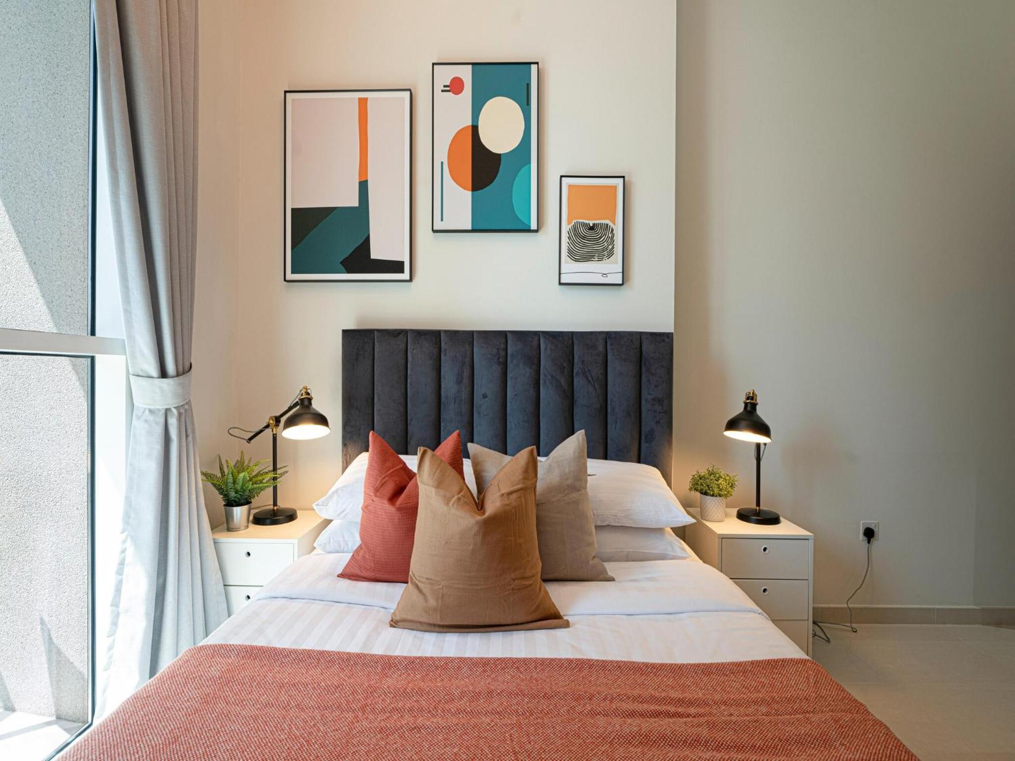 Luxe Apartments Near Dubai Mall Burj Khalifa Pool Gym Parking Eksteriør bilde