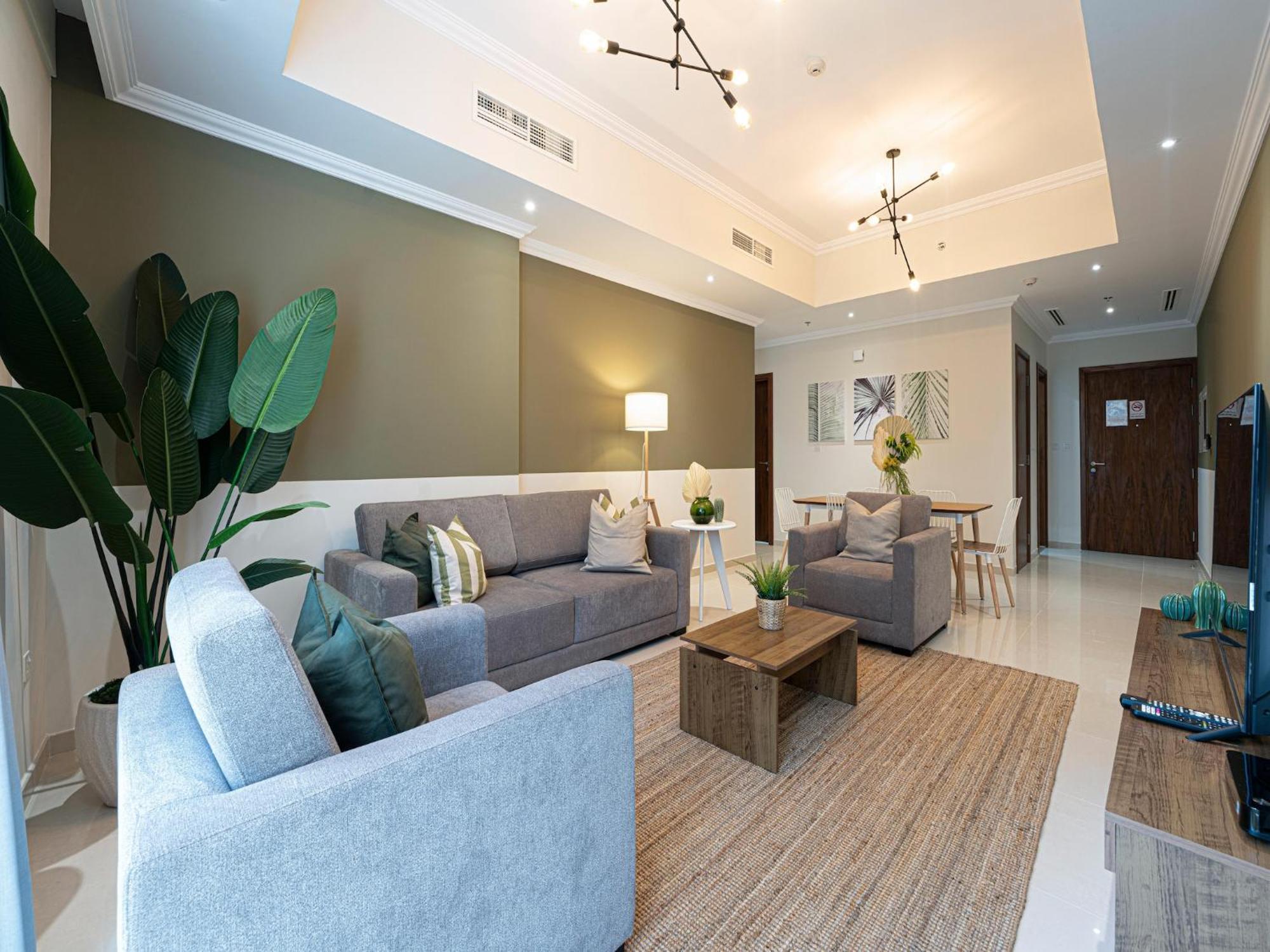 Luxe Apartments Near Dubai Mall Burj Khalifa Pool Gym Parking Eksteriør bilde