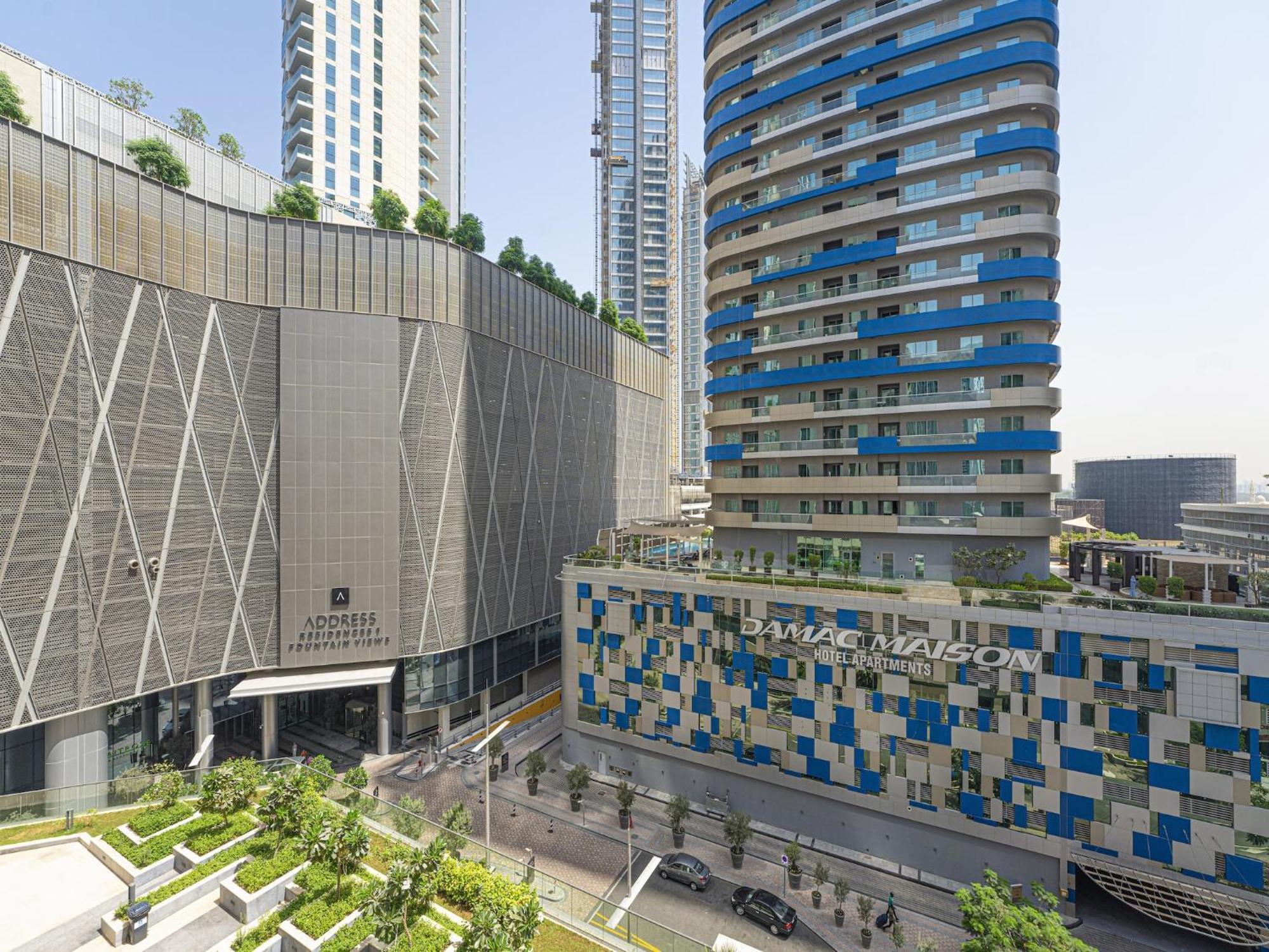 Luxe Apartments Near Dubai Mall Burj Khalifa Pool Gym Parking Eksteriør bilde